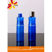 blue personalized shampoo bottle